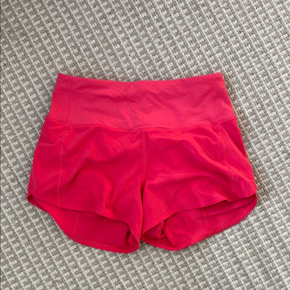 Lululemon high rise speed up Shorts